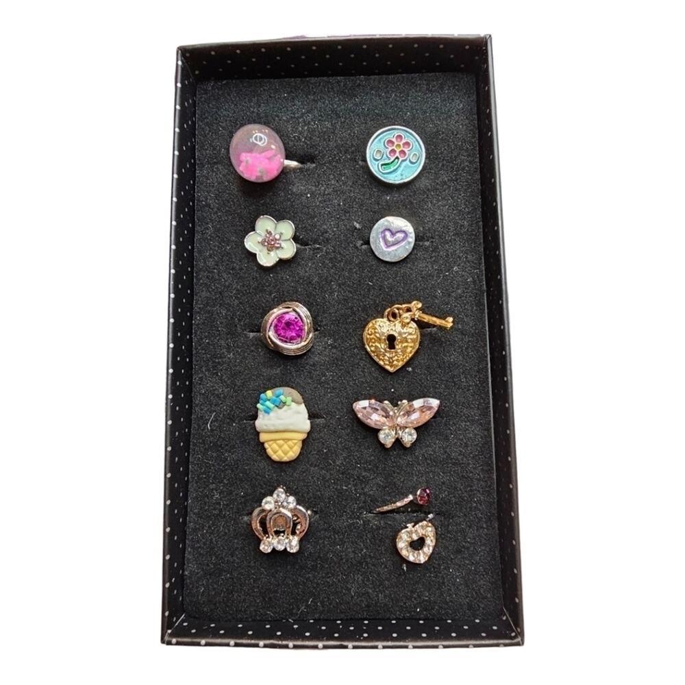 Paparazzi Lot of 10 Boxed Adjustable Rings #2 NEW